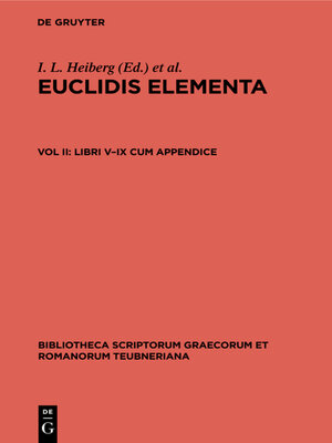 cover image of Libri V–IX cum appendice